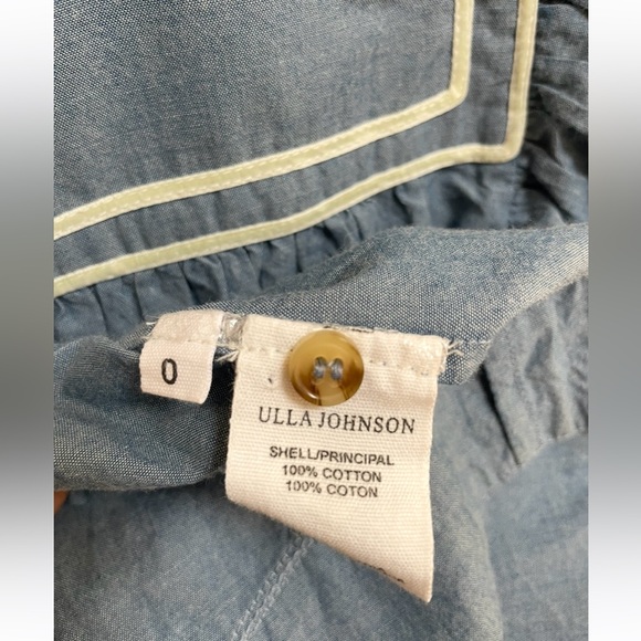 Ulla Johnson Mock Neck Long Sleeve Crop Top - Picture 8 of 10